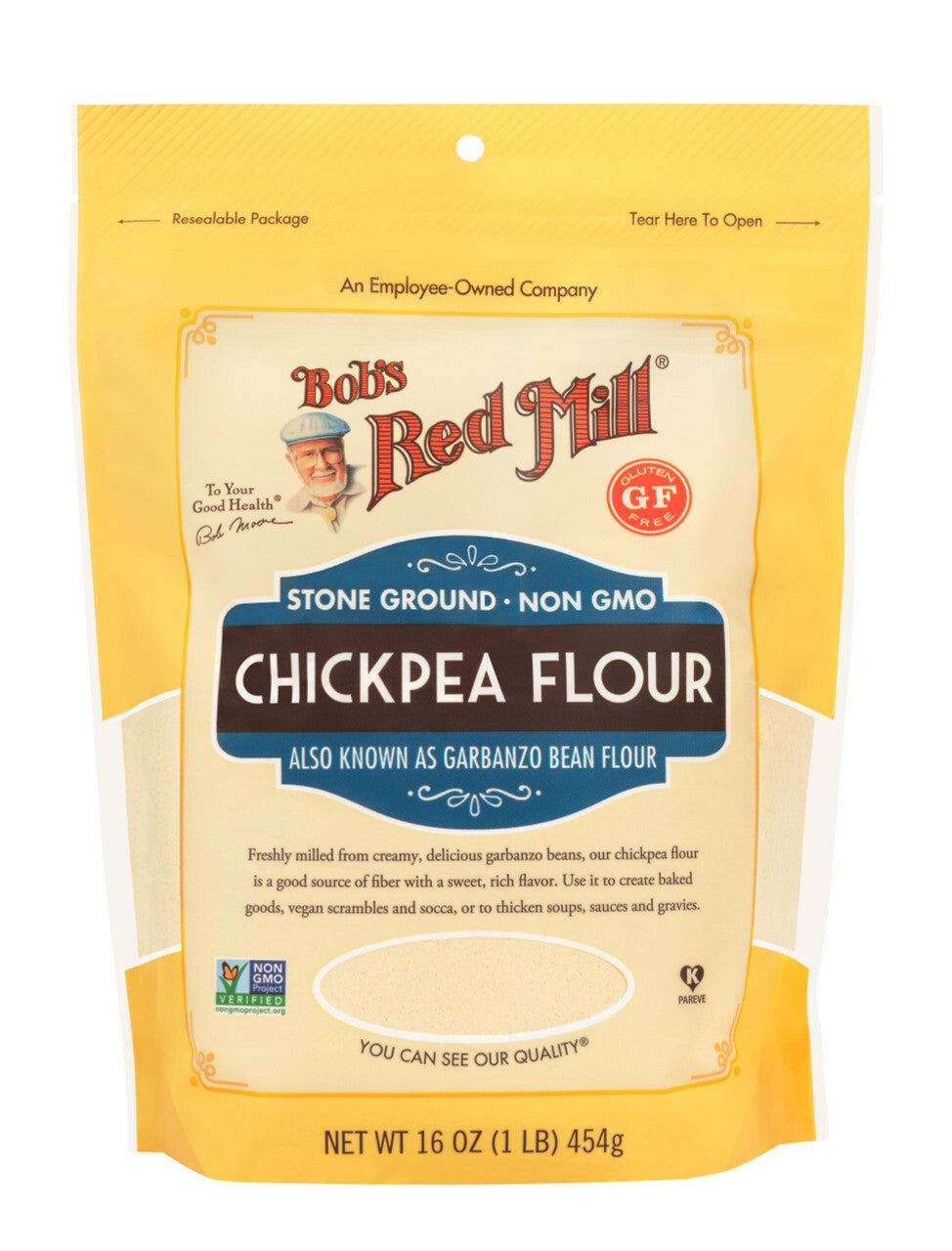 Bobs flour chickpea ( 4 x 16 oz )