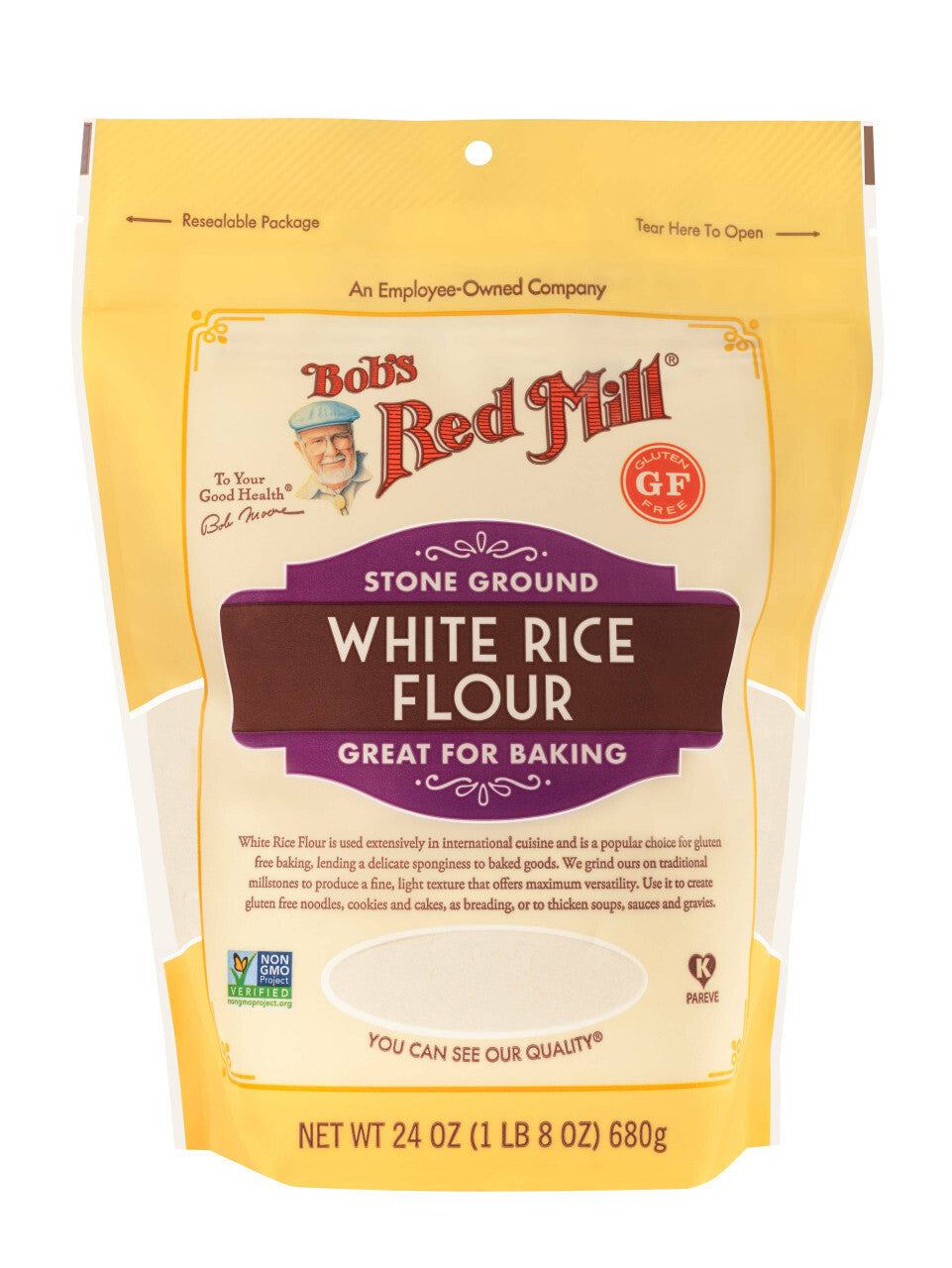 Bobs flour whtrc stn grn ( 4 x 24 oz )