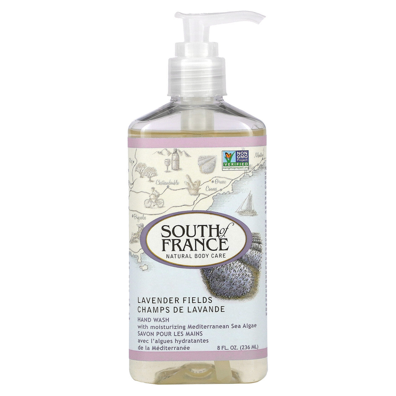 South of France Liquid Soap Lavender Fields (1x8 OZ)