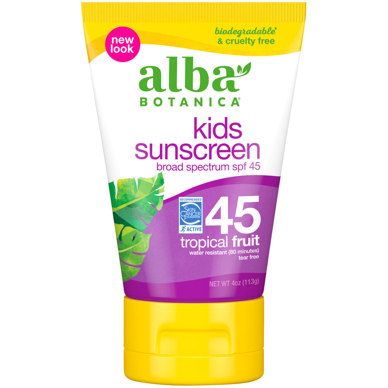 ALBA SUNSCRN KIDS SPF 45 ( 1 X 4 OZ )