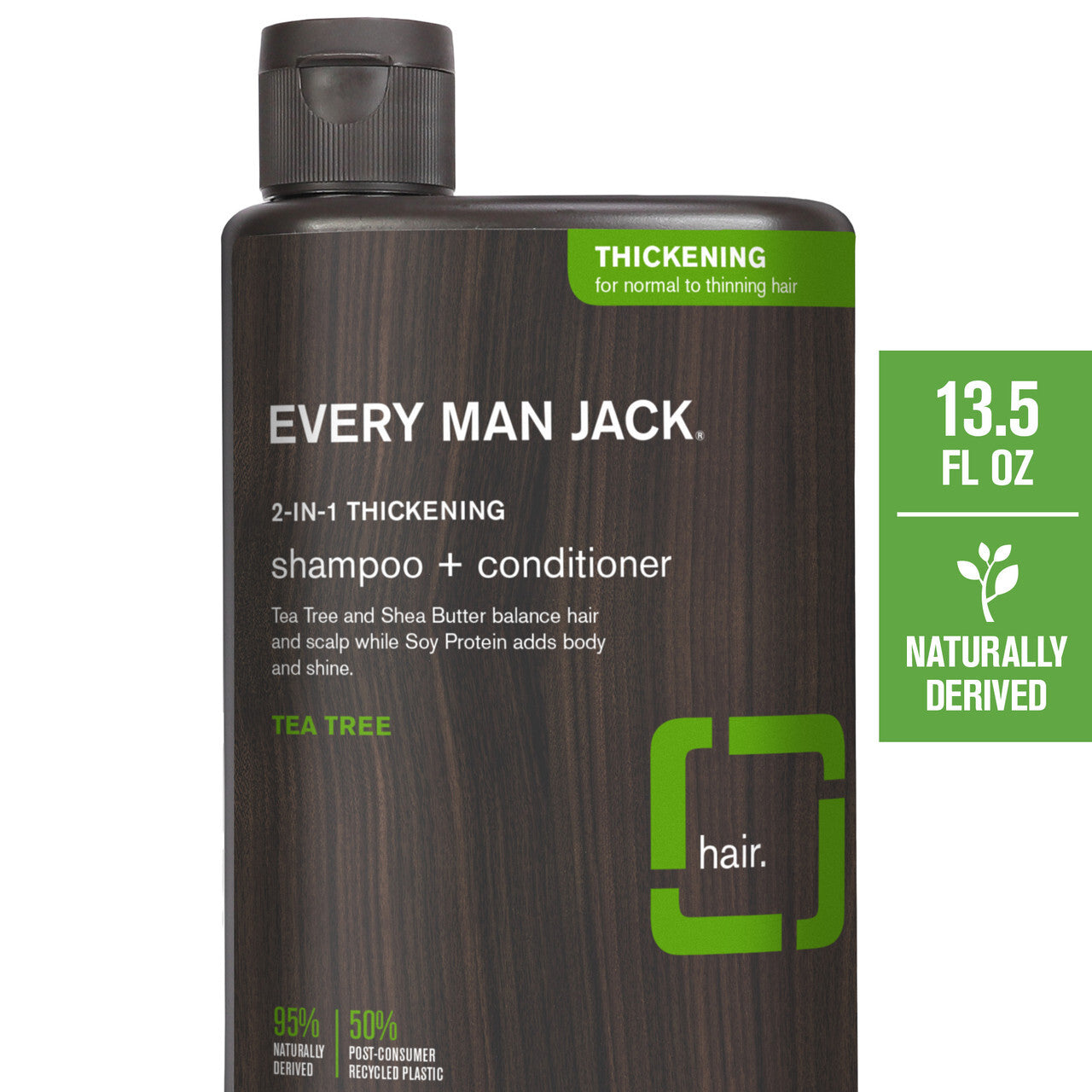 Every Man Jack 2-in-1 Thickening Shampoo Tea Tree (1x13.5 OZ)