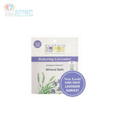 Aura Cacia Lavender Harvest Mineral Bath (6x2.5 Oz)