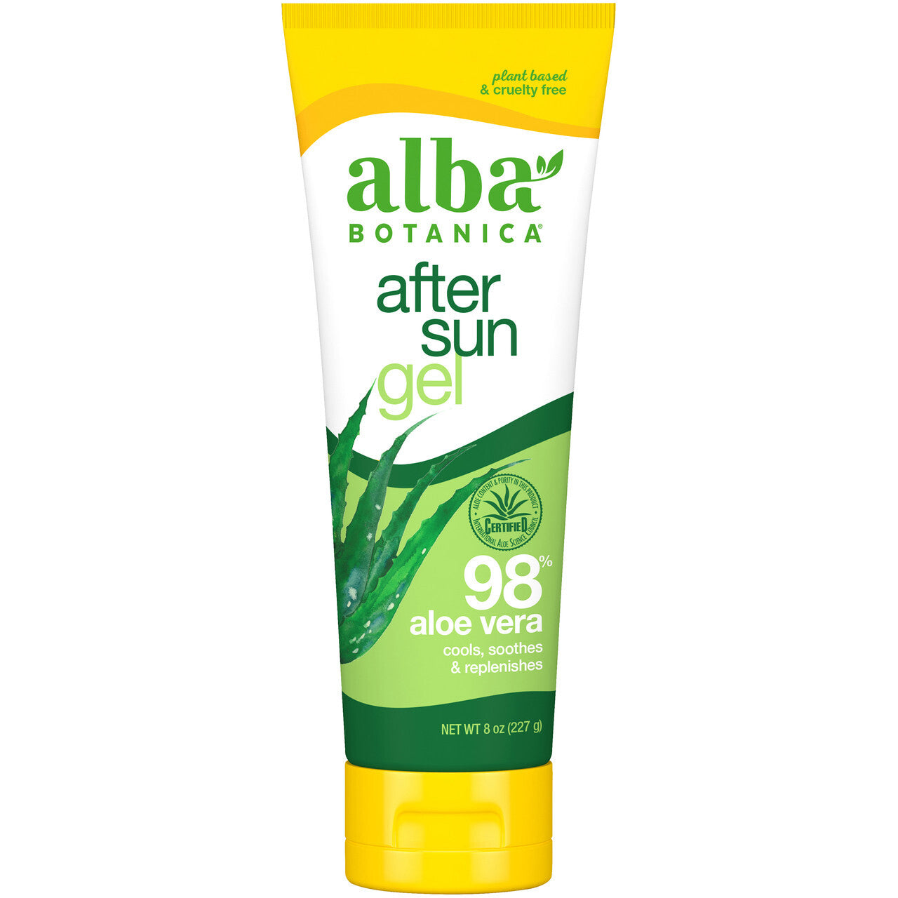 Alba Botanica After Sun 98% Aloe Vera Gel (1x8 OZ)