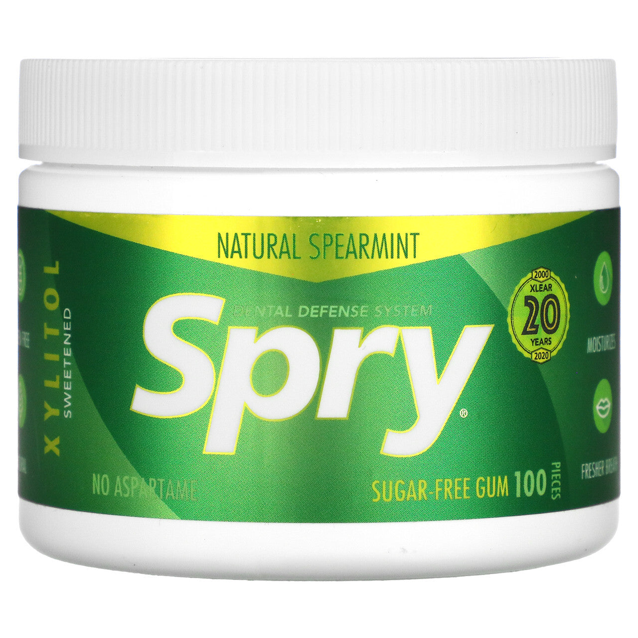 Spry Spearmint Gum (1x100 Ct)