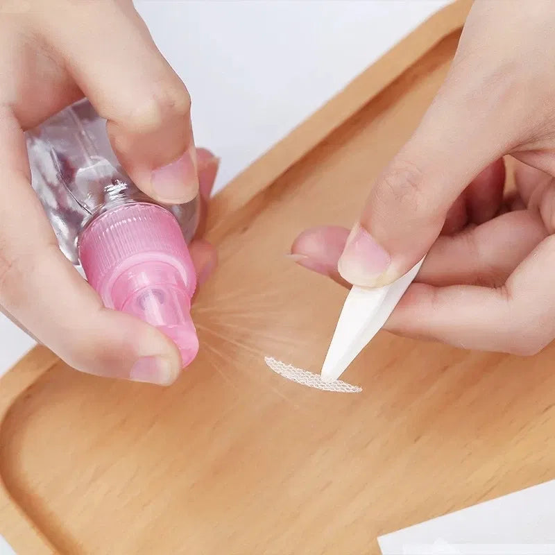 Color: Clear - Clear Beige Stripe Self-adhesive Natural Eye Tape Makeup Tool Invisible Double Fold Eyelid Lace Paste Eyelid Tape Sticker 240pcs