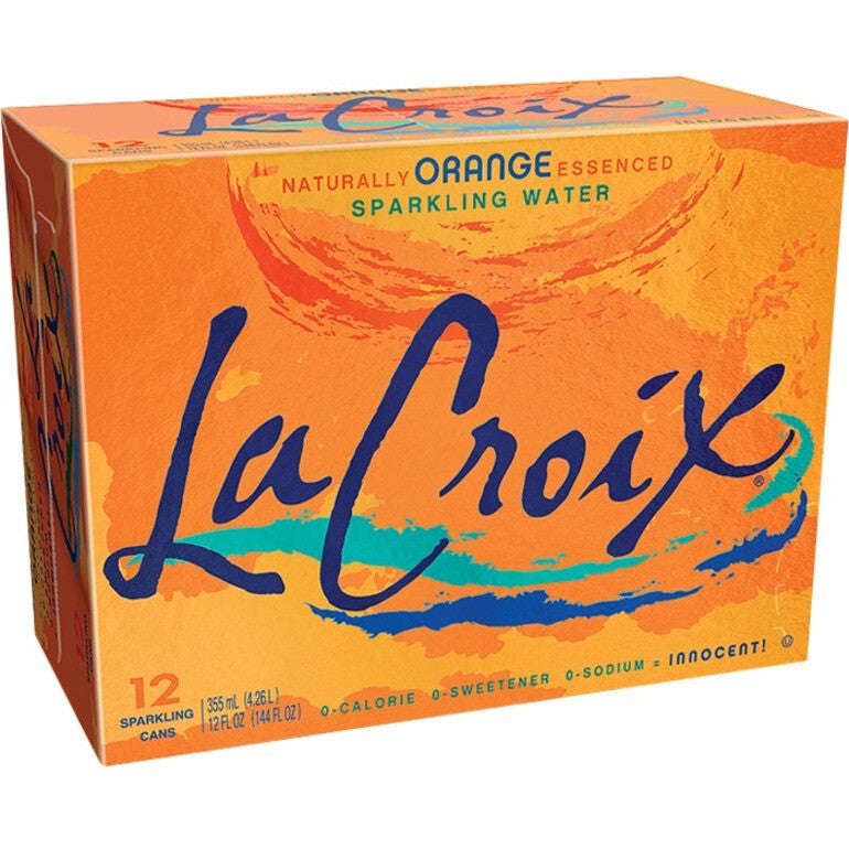 Lacroix orange sparkling ( 2 x 12 pack )