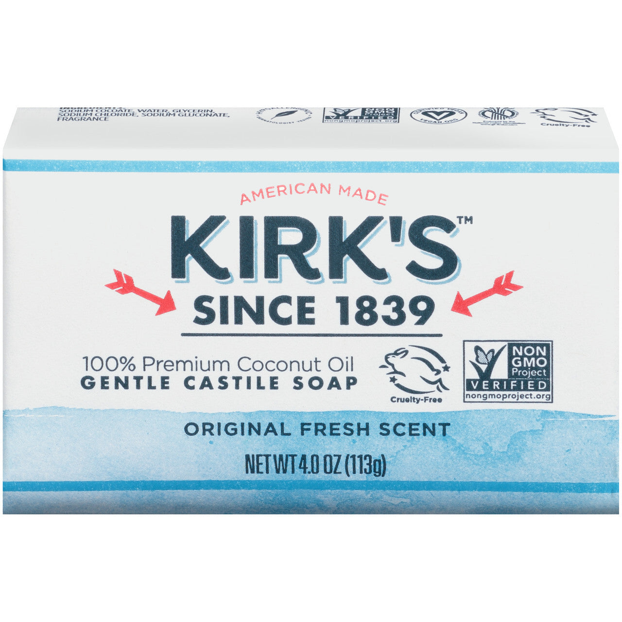 KIRKS CASTILE BAR SOAP ( 1 X 4 OZ   )