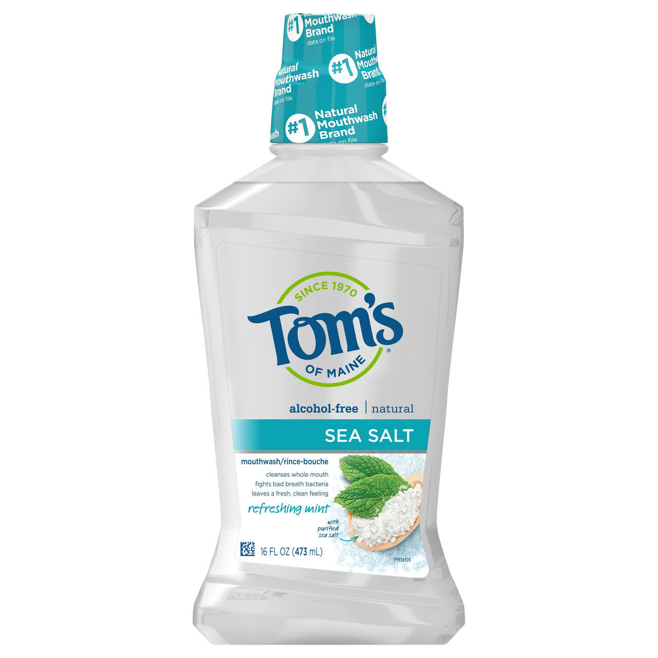 TOMS MINT SSALT MTHWSH ( 1 X 16 OZ   )