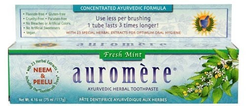 Auromere Freshmint Herbal Toothpaste (1x4.16 Oz)