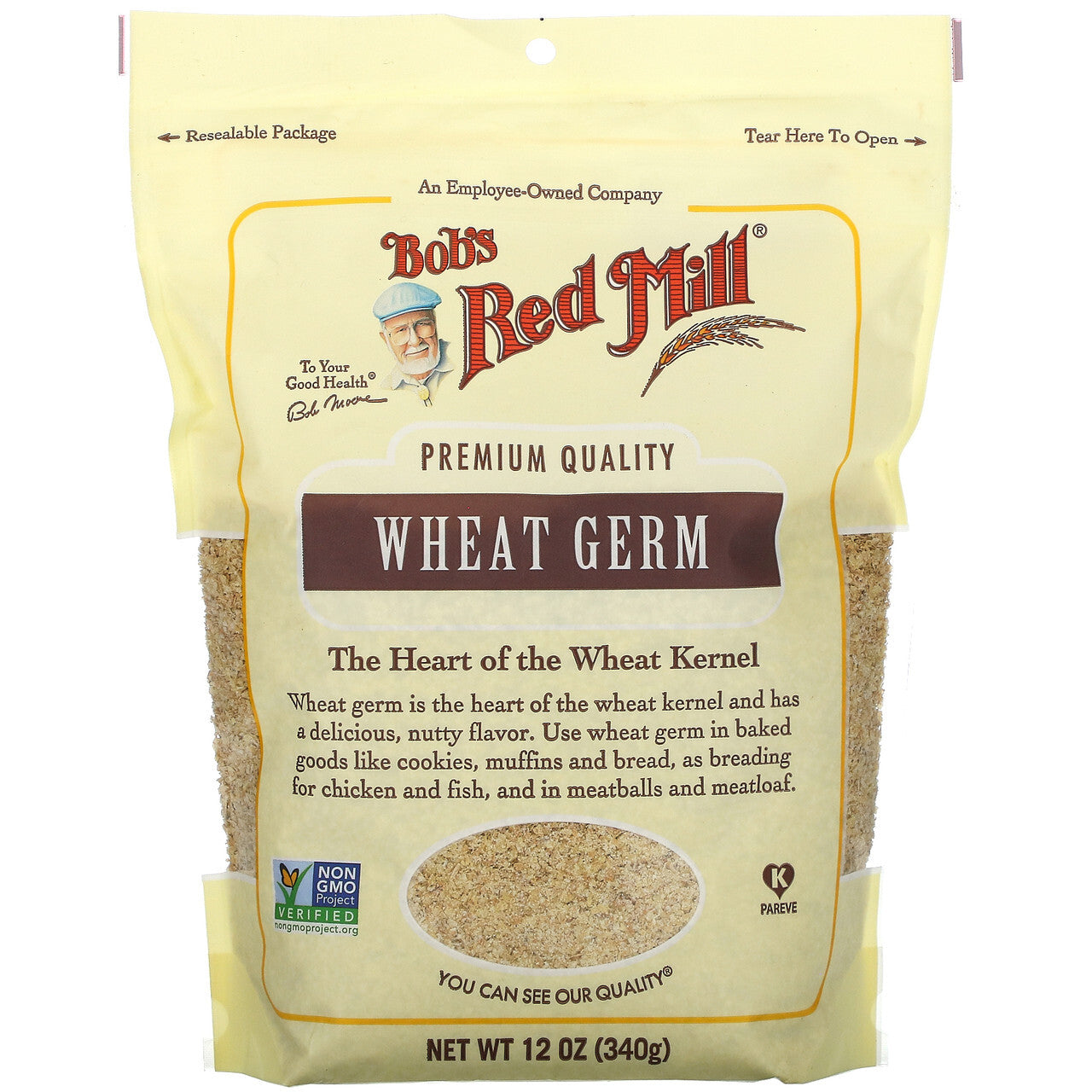 Bobs wheat germ cereal ( 4 x 12 oz   )