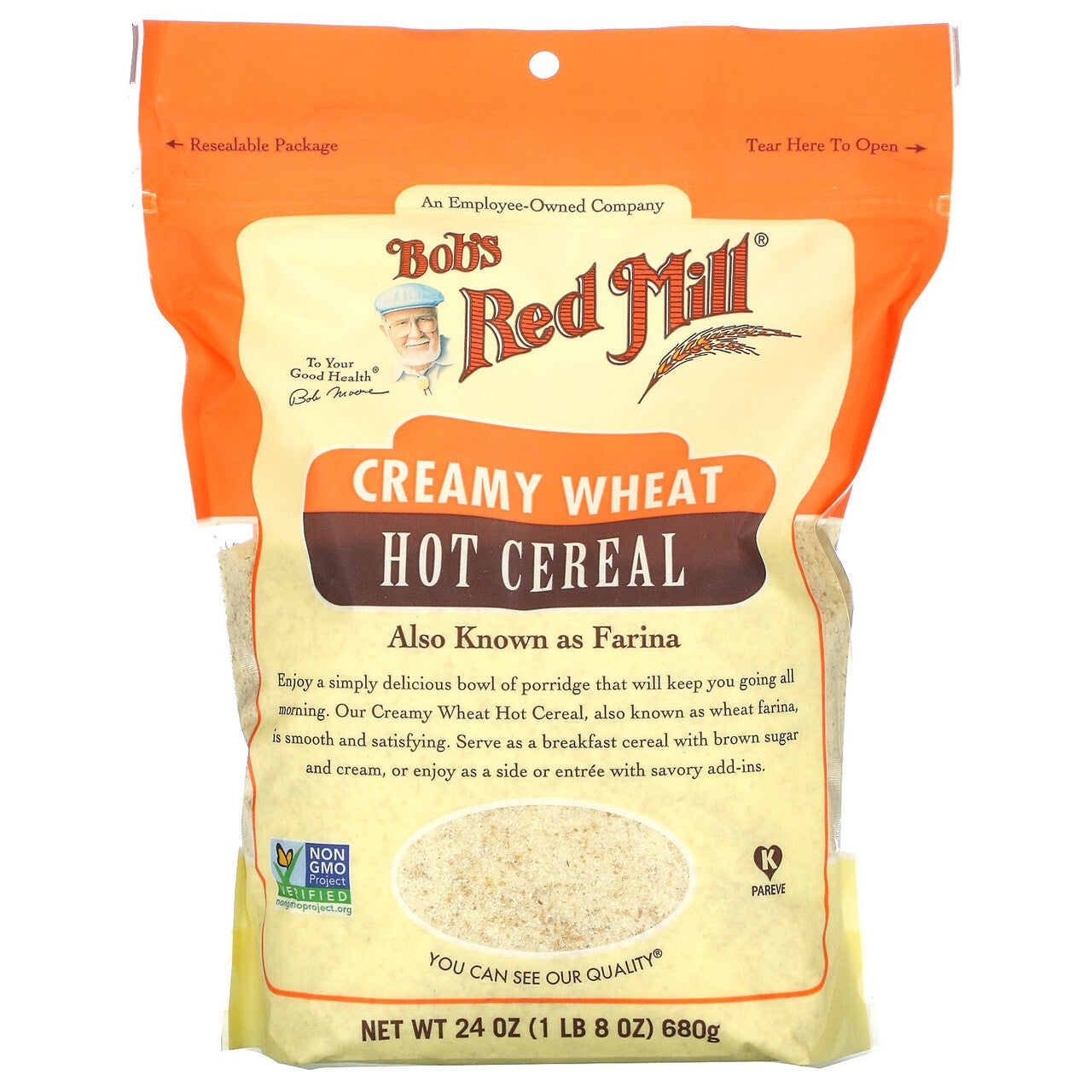 Bobs crmy wht hot cereal ( 4 x 24 oz   )