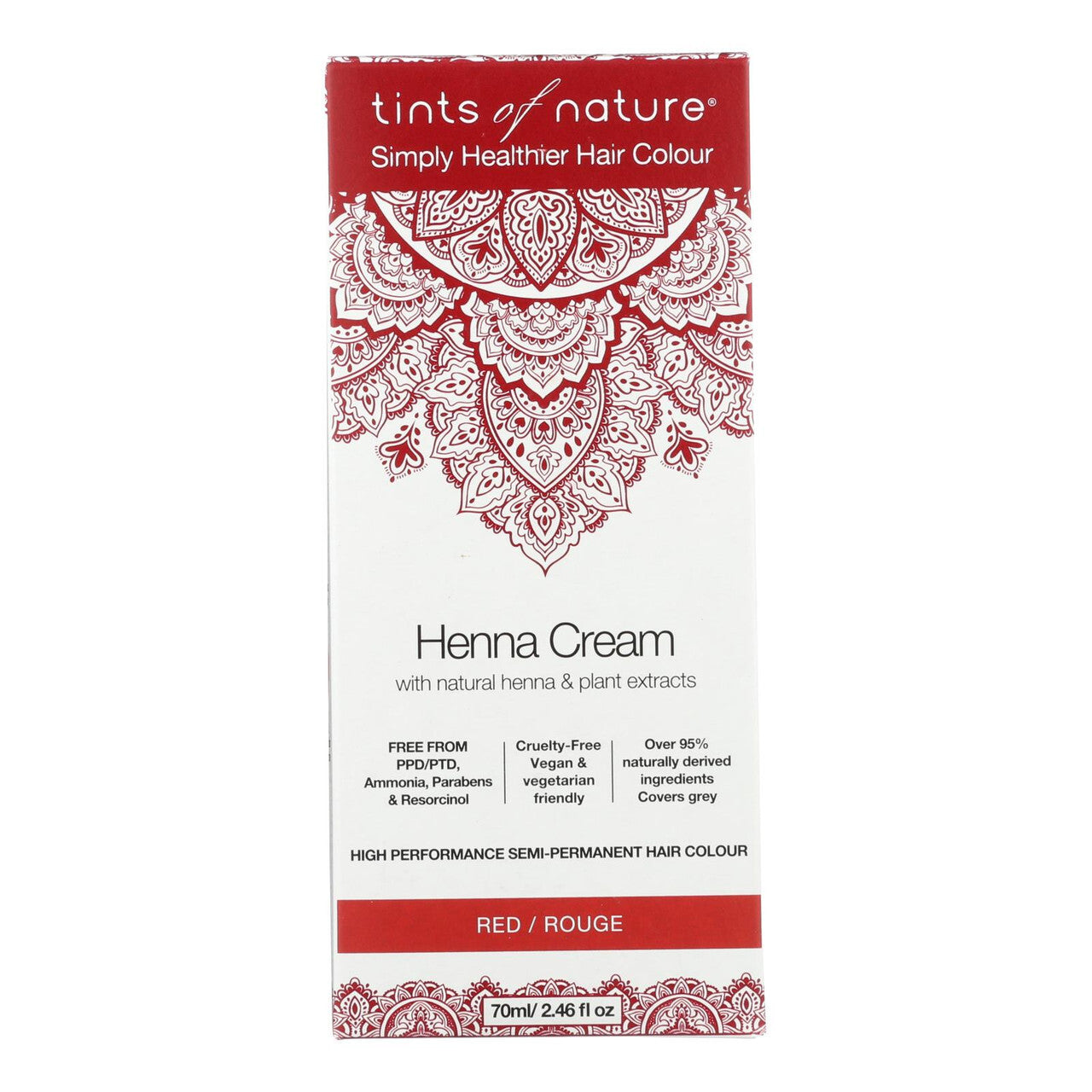 TON HENNA CREAM RED ( 1 X 2.46 OZ   )