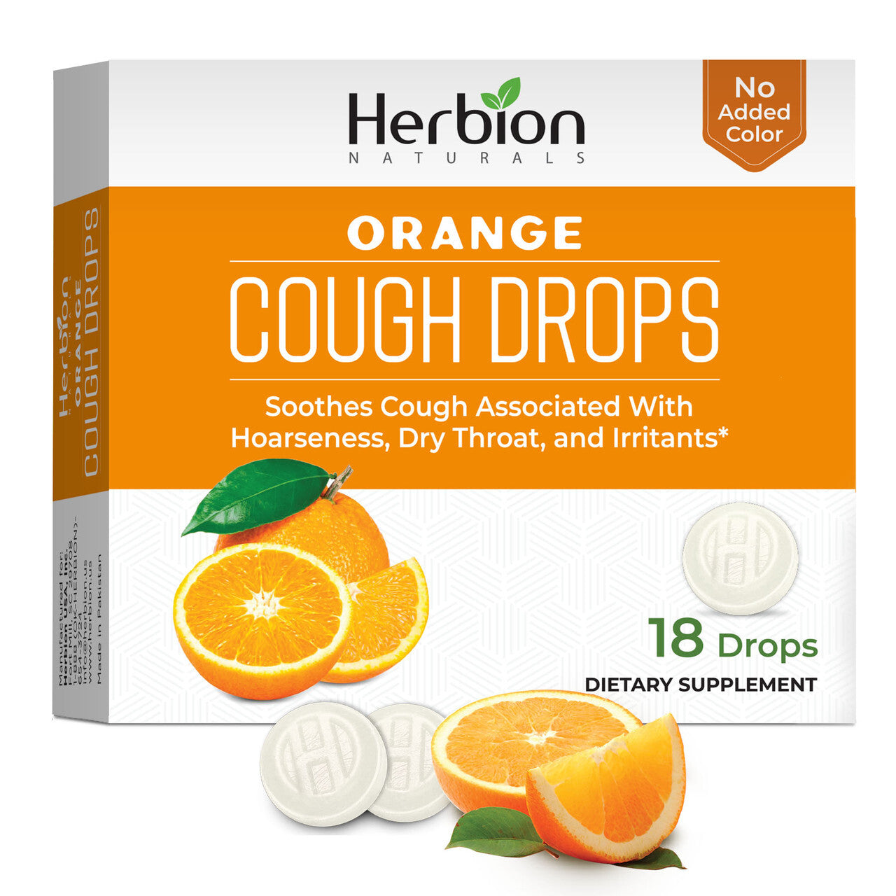 H.n cough drops orange ( 1 x 18 ct   )