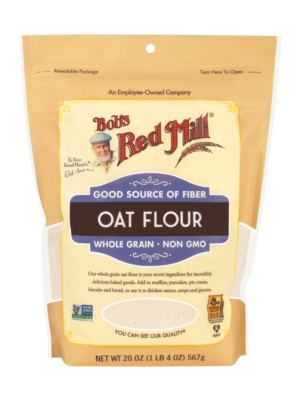 Bobs oat flour ( 4 x 20 oz   )