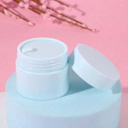 Color: Light Grey, Specifications: 18ml, Ships From: CHINA - 5g /15g/20g/30g/50g Empty Tight Waist Container Empty Travel Pp Facial Cream Jar Cosmetic Plastic Box Cosmetic Refillable Bottle