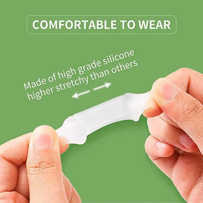 Color: Clear, Ships From: CHINA - 4pcs Silicone Finger Toe Separator Hammer Toe Correction Pad Hallux Valgus Orthopedic Bunion Guard Toe Spacer Foot Care Tool