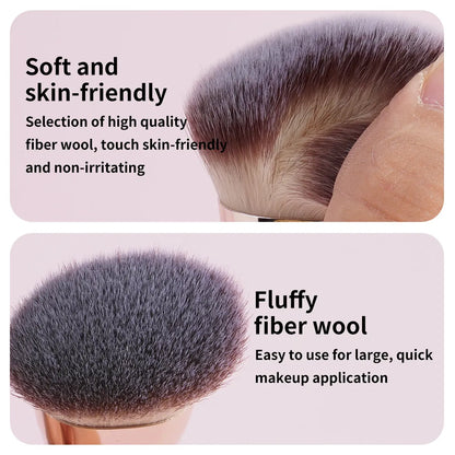 Handle Color: green - MAANGE 4pcs Basic Makeup Brushes Set With Box Dual-ended Foundations Powder Blush Details for Eyeshadow Brushes Beginner Travel