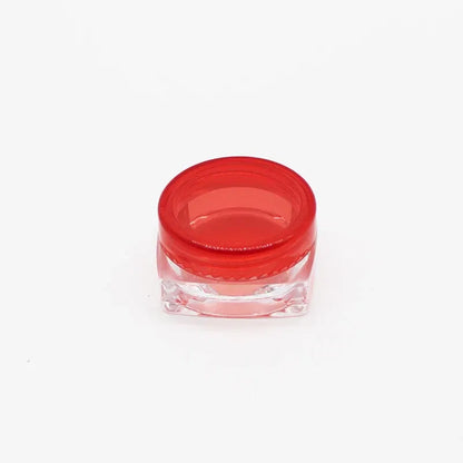 Color: Red - 15pcs 2g 3g Empty Jars Refillable Mini Plastic Bottle Cosmetic Jar Container Small Round Bottle Little Cream Jar Solid Perfume