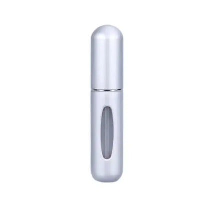Color: light green - Portable Mini Travel High-end Perfume Bottle Base Refill Bottle Straight Charging Small Sample Perfume Aluminum Material