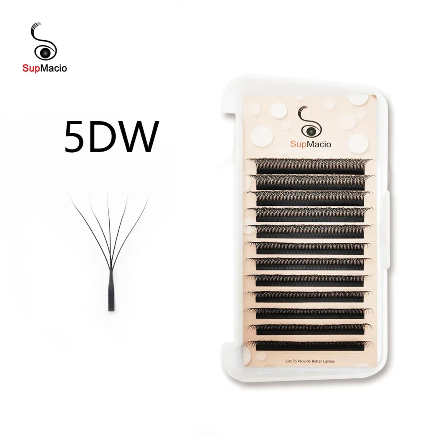 Curl: C, Thickness: 0.07mm, Length: 12mm - Eyelashes W 5d W Lashes 5d Cilios 5d Wire Bundles 0.07 8-15 Mix 5dw Eyelashes 5 D W Eye Lash Extensions Eyelash Natural Lashes