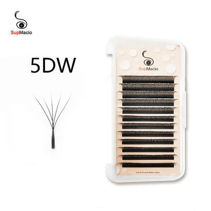 Curl: C, Thickness: 0.07mm, Length: 12mm - Eyelashes W 5d W Lashes 5d Cilios 5d Wire Bundles 0.07 8-15 Mix 5dw Eyelashes 5 D W Eye Lash Extensions Eyelash Natural Lashes
