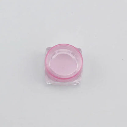 Color: Brown - 15pcs 2g 3g Empty Jars Refillable Mini Plastic Bottle Cosmetic Jar Container Small Round Bottle Little Cream Jar Solid Perfume