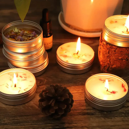 Color: light yellow, Specifications: 5ml, Material: Plastic - 20pcs 5g - 100g Metal Round Tins Aluminum Empty Silver Cans With Screw Lid Balm Nail Art Makeup Cream Jar Storage Box