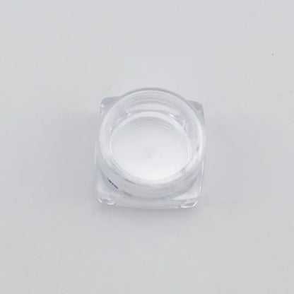 Color: Light Grey - 15pcs 2g 3g Empty Jars Refillable Mini Plastic Bottle Cosmetic Jar Container Small Round Bottle Little Cream Jar Solid Perfume